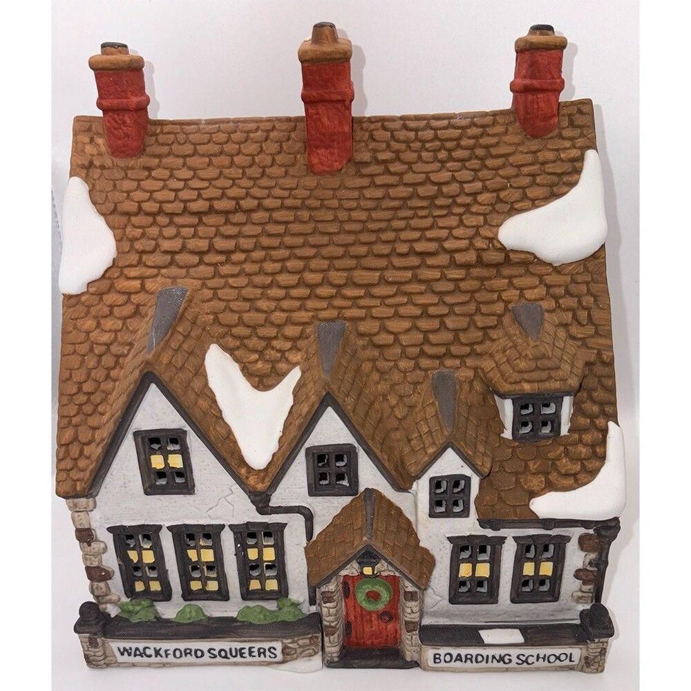 Department 56 Dickens Village Series Wackford Squeers Boarding School 1988